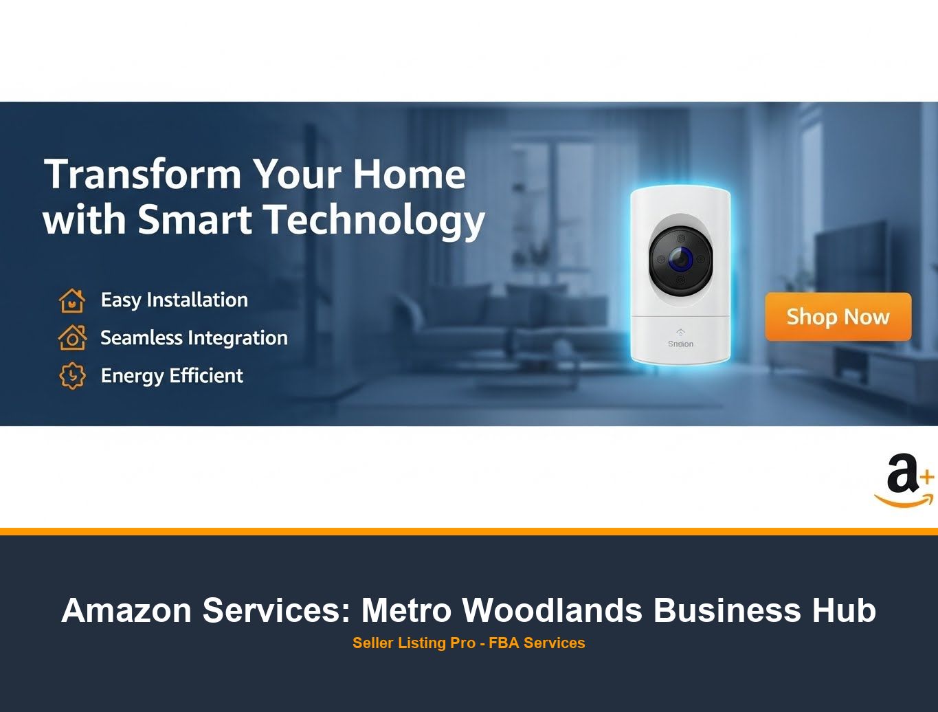 Amazon Infographic Design in Metro Woodlands Business Hub
