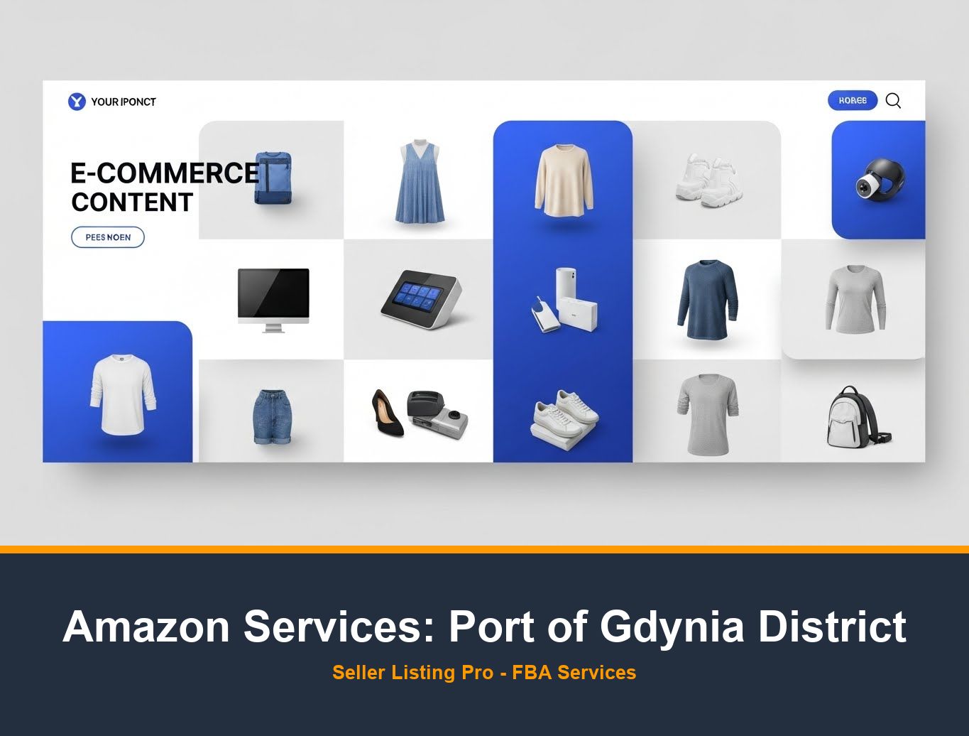 Amazon Infographic Design in Port of Gdynia District