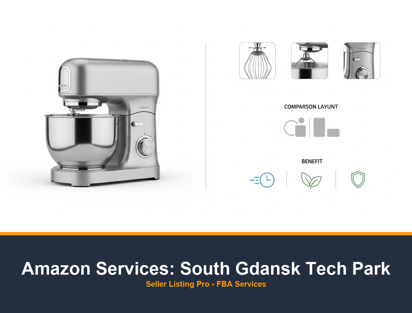 Amazon Infographic Design in South Gdansk Tech Park