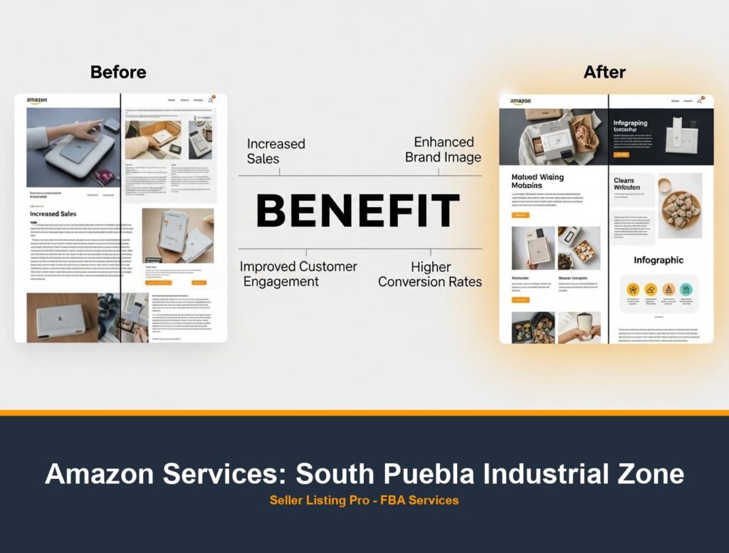 Amazon Infographic Design in South Puebla Industrial Zone