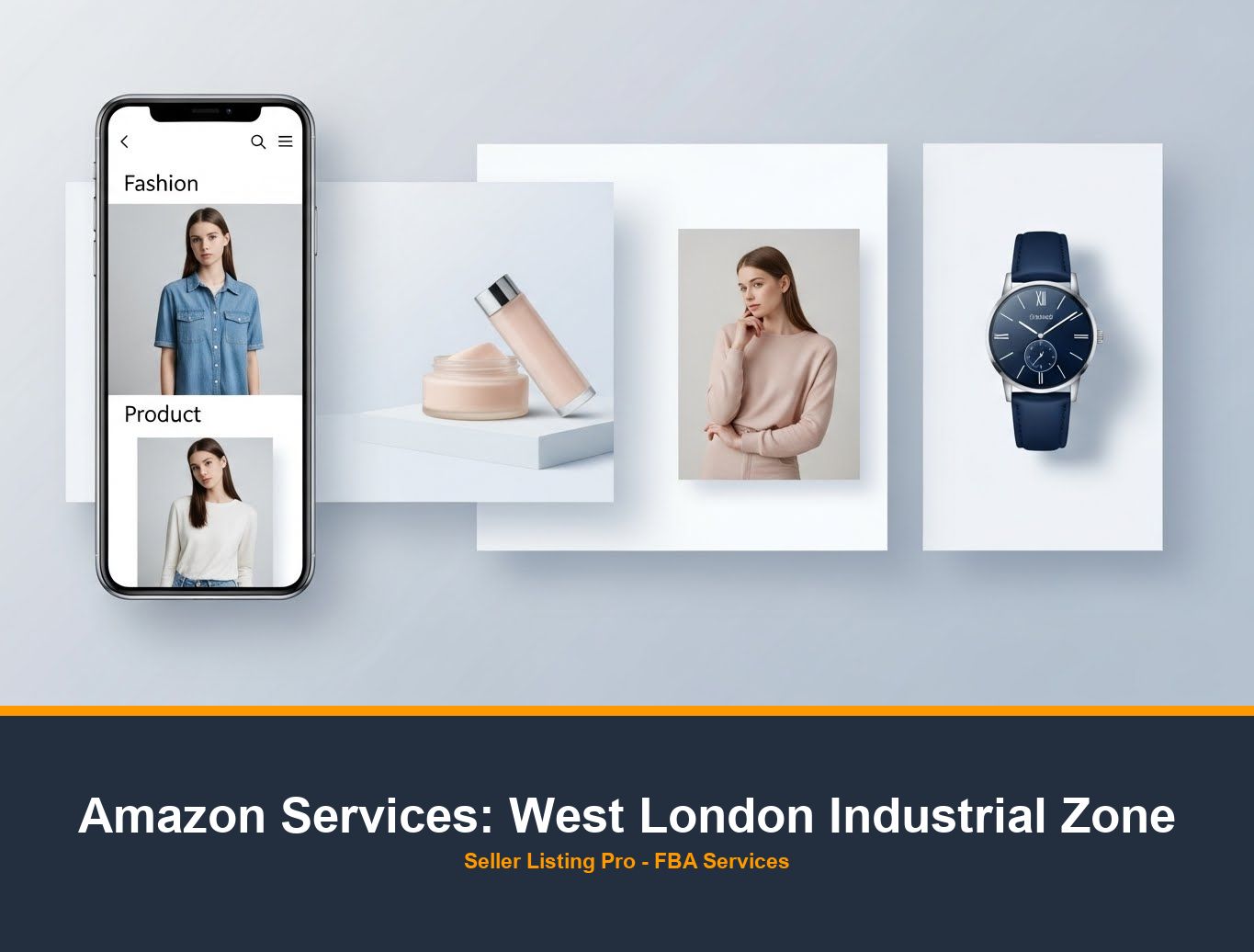 Amazon Infographic Design in West London Industrial Zone