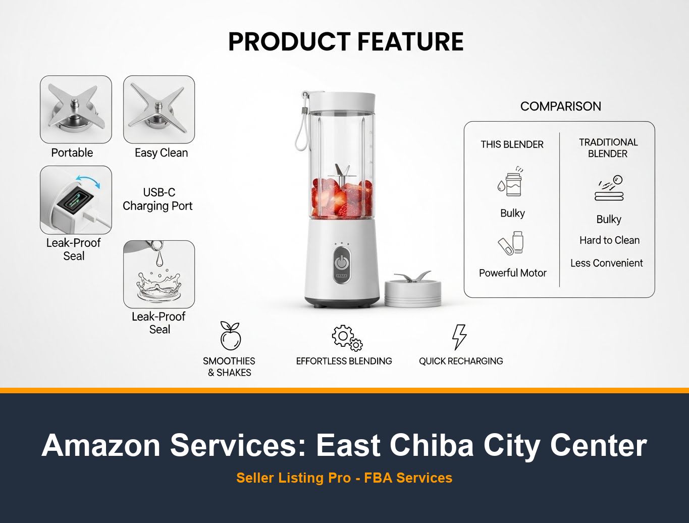 Amazon Storefront Design in East Chiba City Center