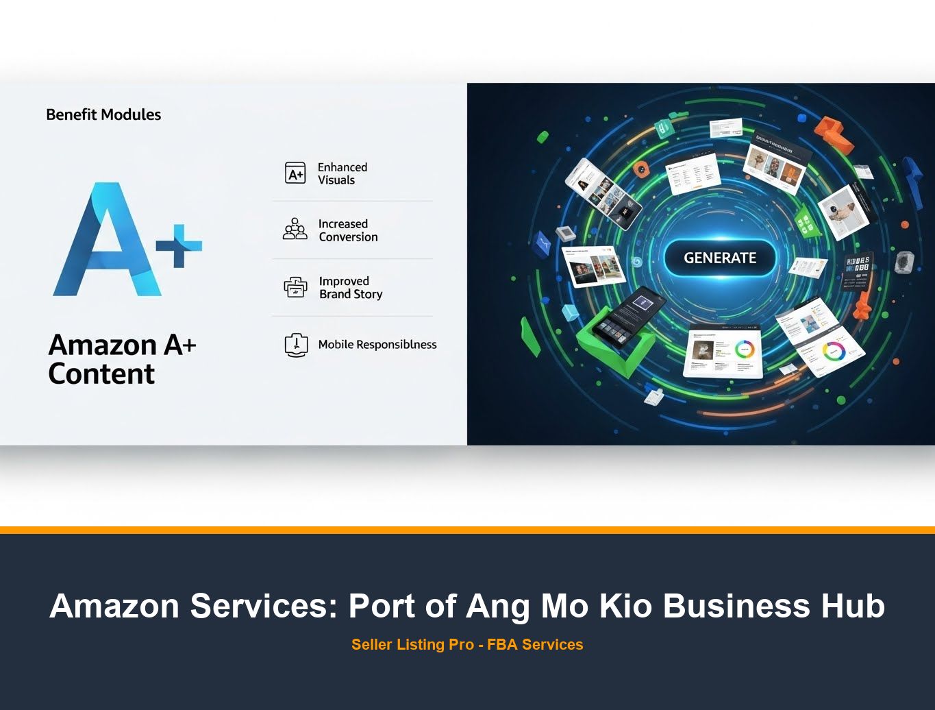 Amazon Storefront Design in Port of Ang Mo Kio Business Hub