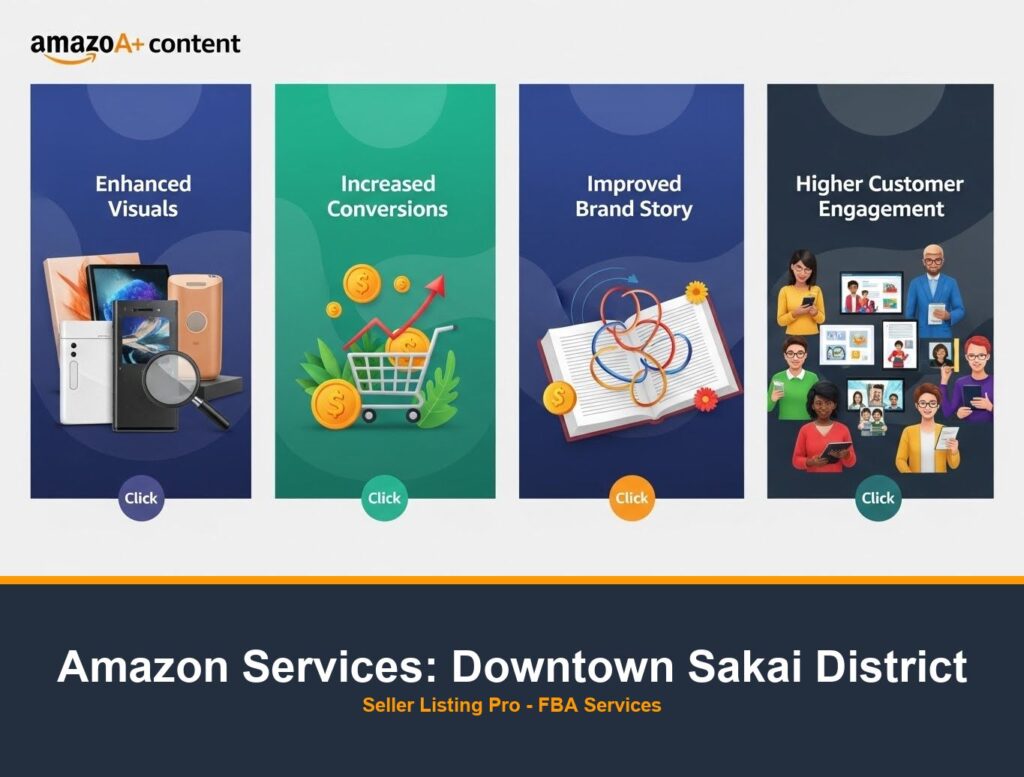 Premium A+ Content Creation in Downtown Sakai District