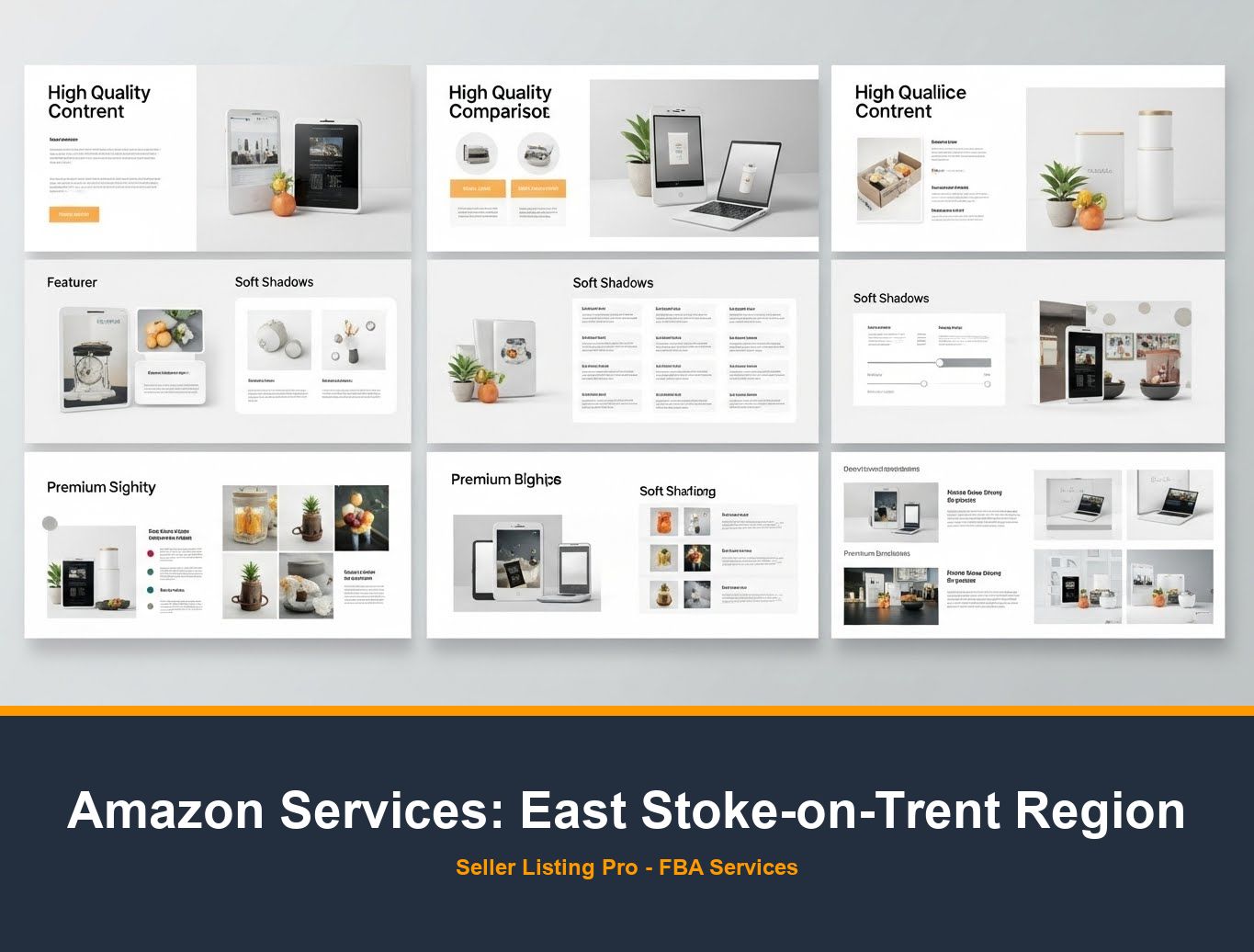 Premium A+ Content Creation in East Stoke-on-Trent Region