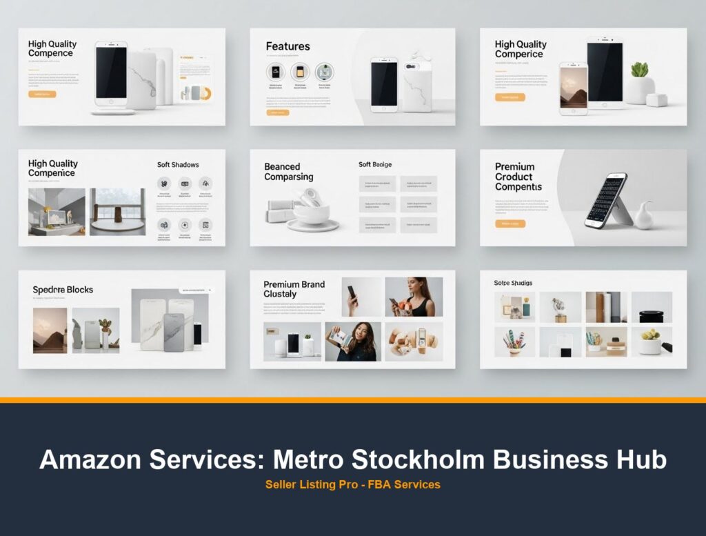 Premium A+ Content Creation in Metro Stockholm Business Hub