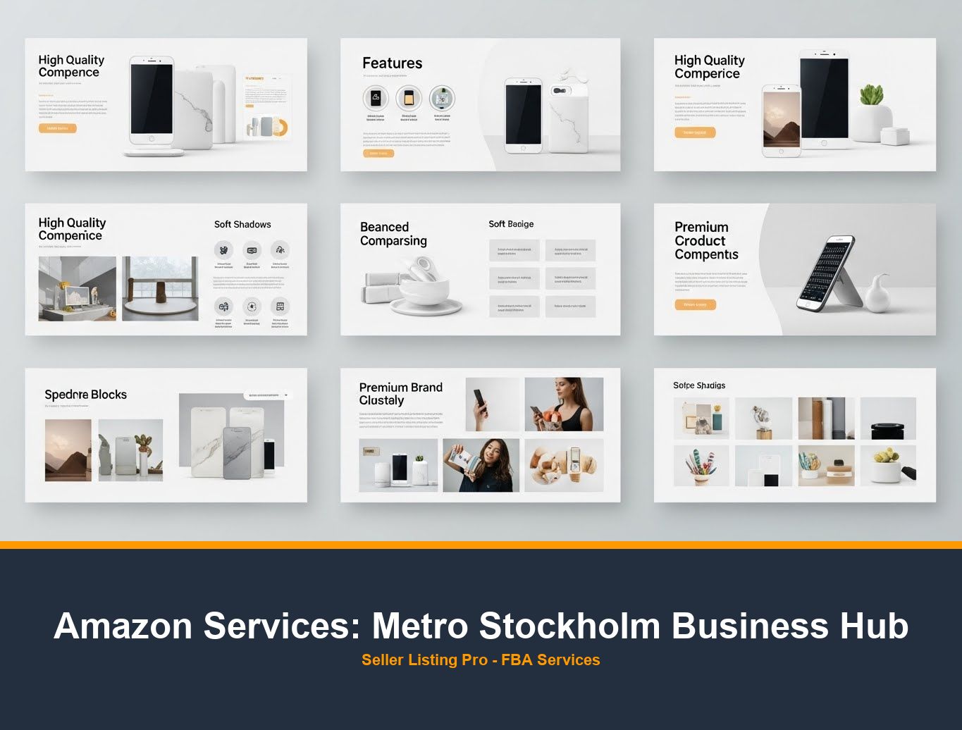 Premium A+ Content Creation in Metro Stockholm Business Hub